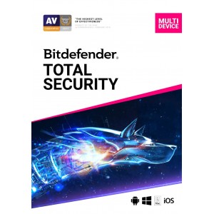 Bitdefender Total Security 2020 | 3 Devices | 3 Years | Digital (ESD/EU)