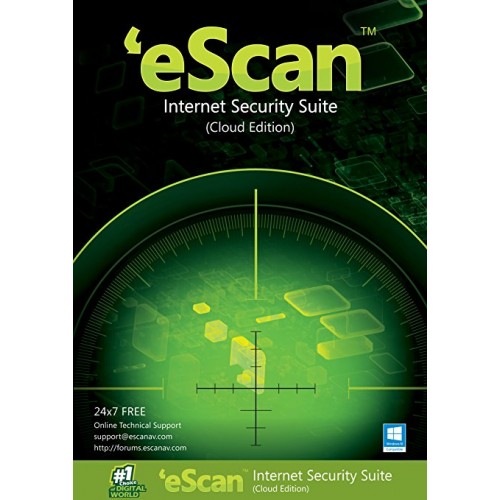 eScan Internet Security Suite 2019 | 1 PC | 1 Year | Digital (ESD/EU)