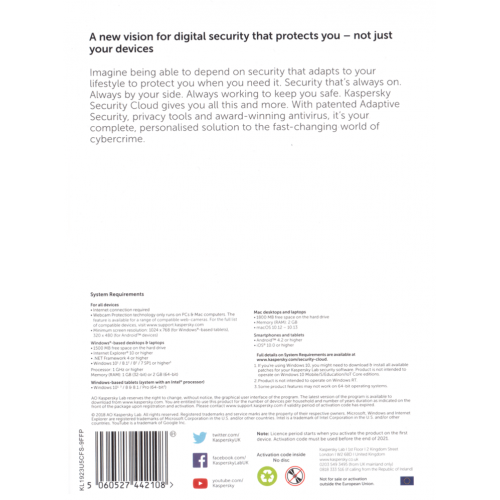Kaspersky Security Cloud 2019 Personal | 3 Devices | 1 Year | Digital (ESD/EU)
