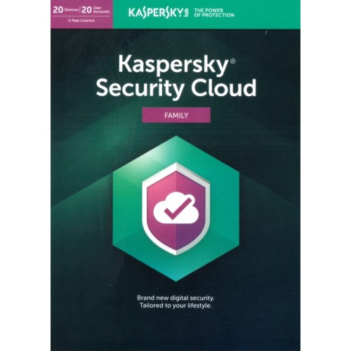 Kaspersky Security Cloud 2019 Family | 20 Devices | 1 Year | Digital (ESD/EU)