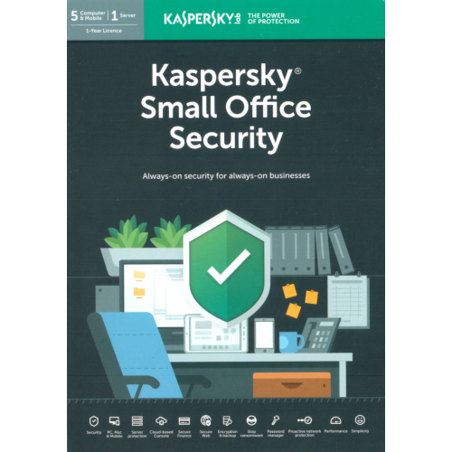 Kaspersky Small Office Security V6 | 1 Server | 5 Desktops | 1 Year | Digital (ESD/EU)