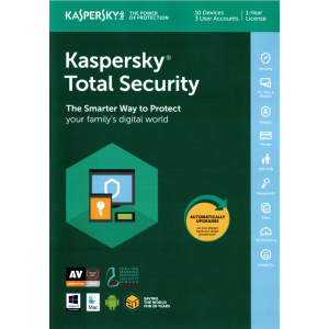 Kaspersky Total Security 2017 | 10 Devices | 1 Year | Digital (ESD/UK+EU)