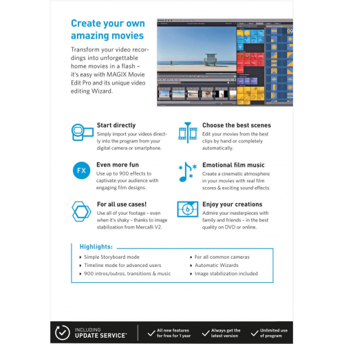 MAGIX Movie Edit Pro 2020 | Digital (ESD/EU)