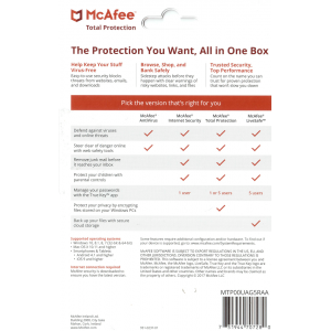 McAfee Total Protection 2020 | 1 Device | 1 Year | Digital (ESD/EU)