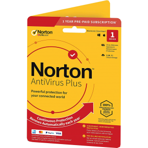 Norton Antivirus 2019 Plus | 1 PC | 1 Year | Credit Card Required | Digital (ESD/EU)