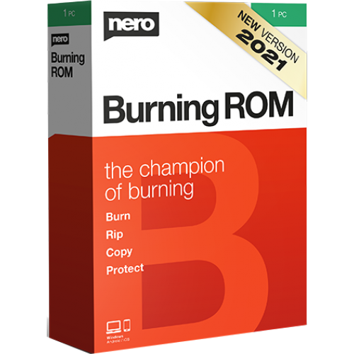 Nero Burning ROM 2021 | 1PC (Perpetual Licence) | Digital (ESD/EU)