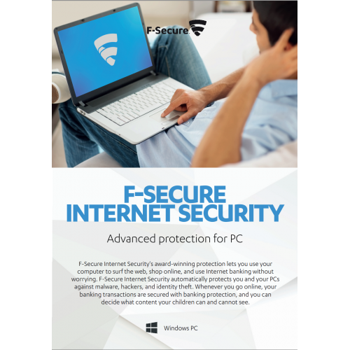 F-Secure Internet Security  | 1 PC | 1 Year | Retail Digital (ESD/EU)