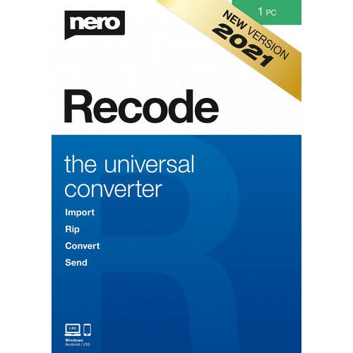 Nero Recode 2021 | 1PC (Perpetual Licence) | Digital (ESD/EU)