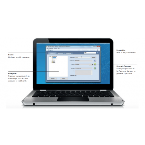 Steganos Password Manager Version 14 (PC)